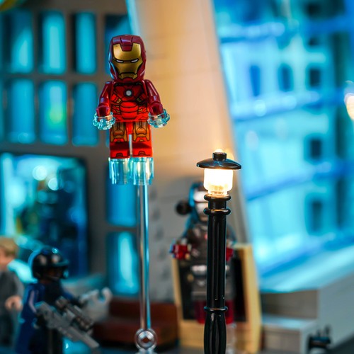 BrickBling LED Light Kit for LEGO Avengers Tower 76269 DIY Decoration ...