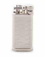 IM Corona Old Boy Pipe and Cigar Lighter Rhodium Gift Box 27044