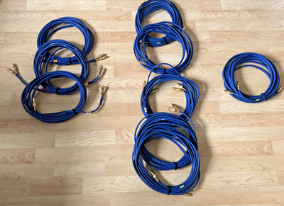 Oehlbach NF1 Master Cinchkabel Konvolut 9 Stück 6m/7m/8m
