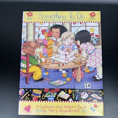 VTG Mary Engelbreit Coloring & Activity Book Unused Unpunched Something To Do