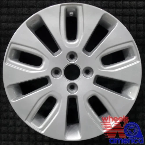 Wheel Rim Kia Rio 16 2012-2016 529101W300 Painted OEM Factory OE 74666 - Image 3 of 4