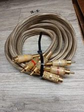 3RCA/3RCA Gold Plated Male Cable Component Video Audio VCR DVD AV 6.4ft #GS-24