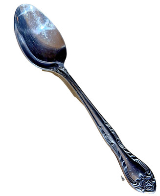 International Lyon QUEEN'S FANCY Stainless floral glossy Flatware Serving Spoon