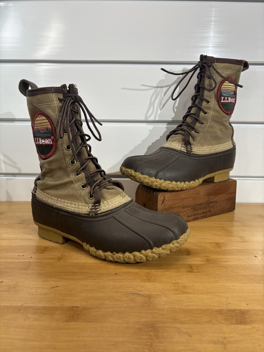 L.L. Bean Original Bean Patch Waxed Sz 7 Canvas Duck Hunting  display picture 2