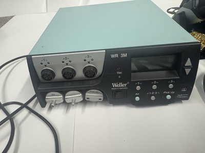 Weller WR 3M Rework Station 120V 400W 3 Channel ESD Safe