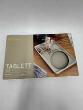 Tchibo Keramik Tablett cremewei&szlig; &ndash;Dekotablett Schmuckablage Bad K&uuml;che 22x13,5 cm