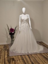 Victoria Kay Light Ivory Wedding Dress Size 8