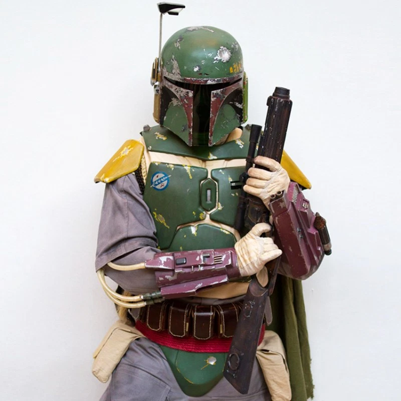 Star Wars Boba Fett Juegos con disfraces EVA utilería armadura portátil autoensamblable para colorear nuevo Foto 2 de 4