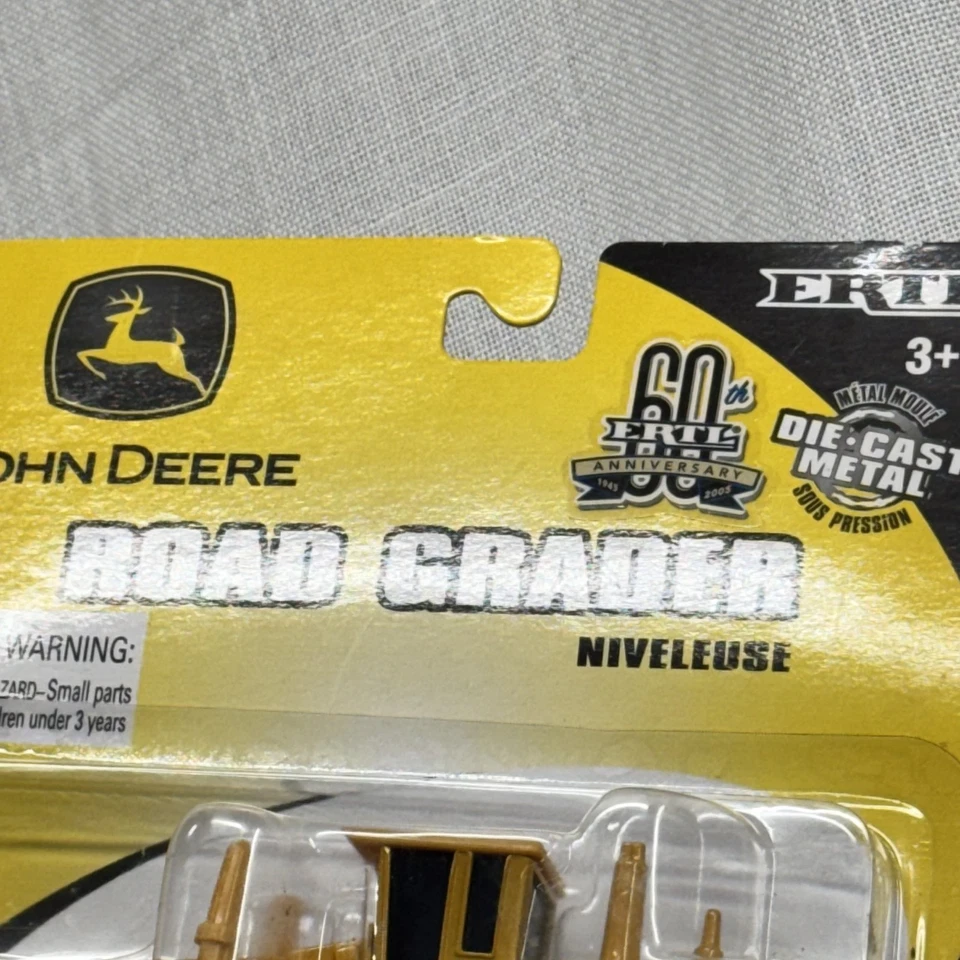 Ertl  John Deere Road Grader 60th Anniversary Die-Cast Metal 1/64 - Image 3 of 4