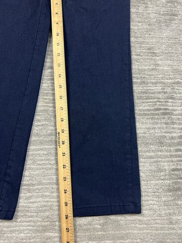 Counterparts Pants Women Medium Blue Pull On Dress Straight Slim Leg Rayon Blend - Picture 5 of 13