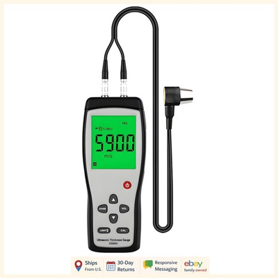 #ad Digital Ultrasonic Thickness Gauge with Calibration Block amp; Sound Velocity Meter $131.96