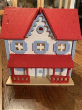 Doll House Red Roof 6.5”x6”