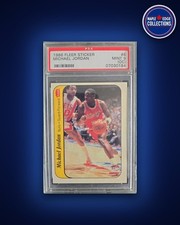 Michael Jordan #8 Prices [Rookie] | 1986 Fleer Sticker
