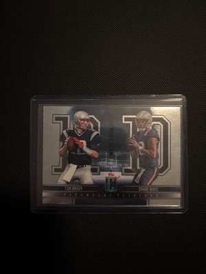 2024 Topps Signature Class Paramount Pairings Drake Maye Tom Brady #PP7 Patriots