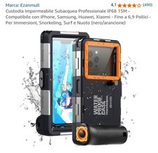 Custodia Subacquea IP68 15M per Smartphone
