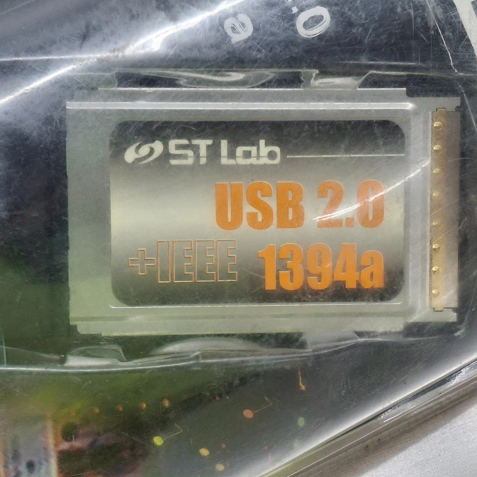 Rare! Vintage New Sealed ST-Lab Cardbus USB 2.0 1394a Adapter C-153 Type A, Mini - Image 4 of 4