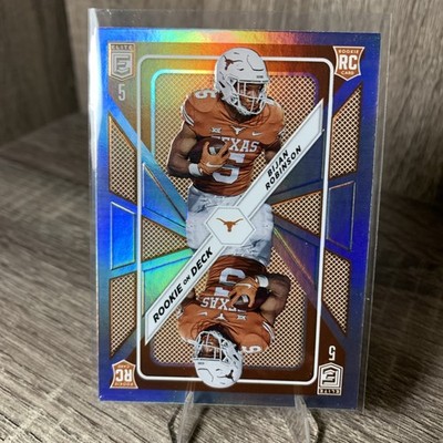 2023 Panini Donruss Elite Rookie on Deck Bijan Robinson #RD-5 (RC) Texas/Falcons