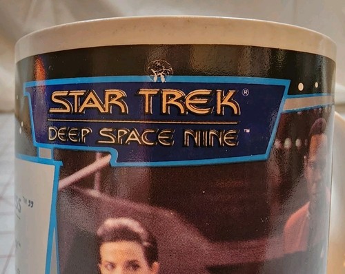 Star Trek Deep Space Nine 1994 “Q-Less” Episodio #407 Taza de café ¡Taza de cerámica! - Imagen 6 de 8