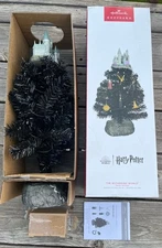 Hallmark Keepsake The Wizarding World Harry Potter Miniature Christmas Tree Set