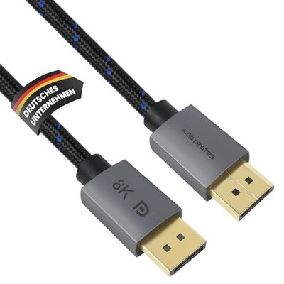 audio pirates by cammica Displayport Kabel VESA 8K/60 Hz 32,4 Gbit PF+