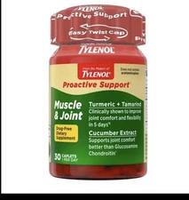 Proactive Support From Tylenol Muscle & Joint Supplements 30 Count