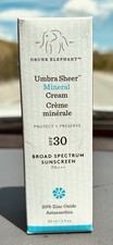 Drunk Elephant Umbra Sheer Mineral Cream SPF 30 Zinc sunscreen