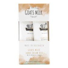 Set of 2 The Natural Goats Milk Company Hand Cream Manuka Honey 4.23 fl oz