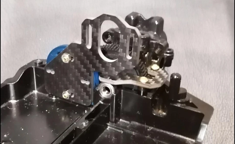 Metal Garage Japan Original TT-02 TT-01 TT02 TT01 High motor mount(MGT2MM-C) - Image 3 of 4