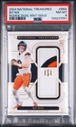 2024 NATIONAL TREASURES ROOKIE DUAL MATERIALS GOLD #BNX BO NIX RC 23/35 PSA 8