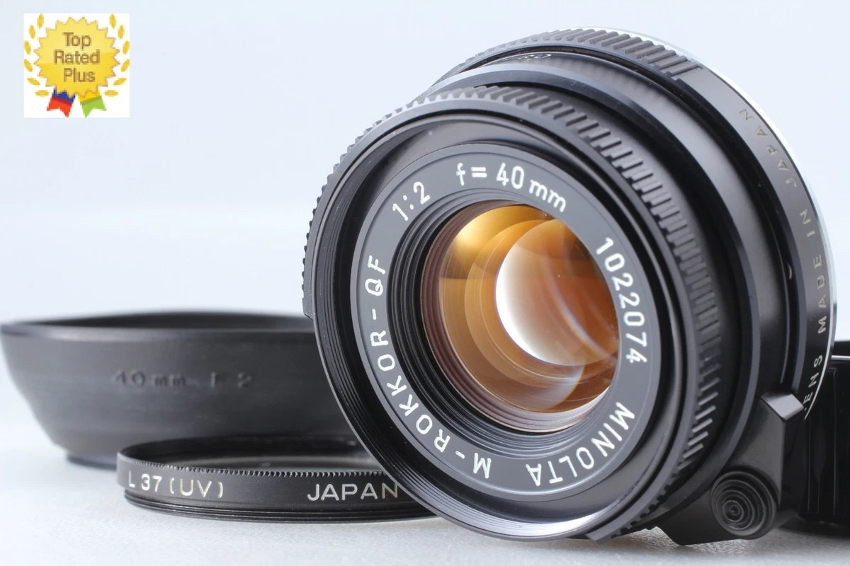 Minolta M Rokkor 40mm F2 for sale - eBay