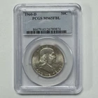 1960-D Franklin Half Dollar 50C PCGS MS65FBL Full Bell Lines