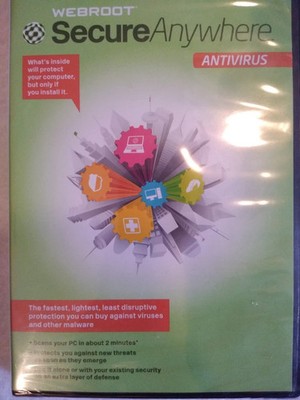 Webroot Secure Anywhere Antivirus (DVD, 2012) Disc Only