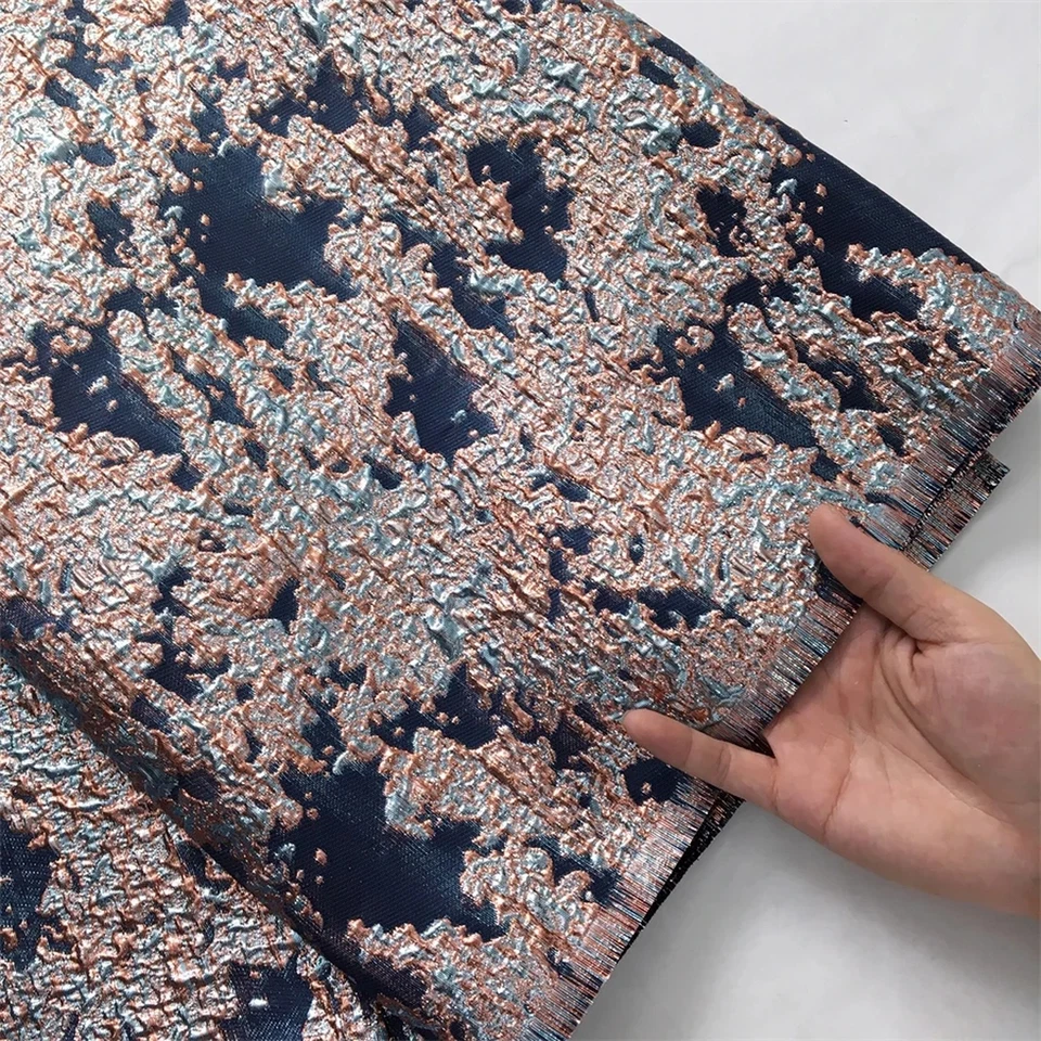 Telas Damasco Brocado Encaje 2025 Jacquard Alta Calidad Para Vestidos de Fiesta 4115 Foto 4 de 4