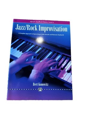 Alfred's Basic Jazz/Rock Course: Improvisation Level 4: For Keyboard
