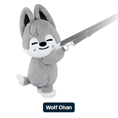 SKZOO PLUSH BAG ウルフチャン Wolf Chan Stray Kids SKZOO Wolf Chan Plush Bag K-pop Official New Dominate