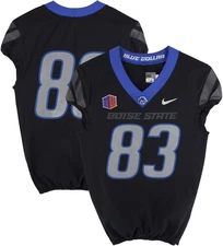 Boise State Broncos Team-Issued #83 Black Jersey from Football Program - Size 40