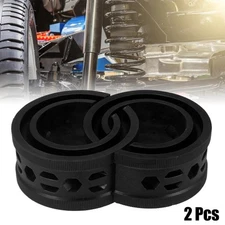 2 Pcs Black Car Coil Spring Rubber Buffer Universal B+ Type for Ford for Chevy
