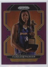 2022 Panini Prizm WNBA Purple Prizm 21/99 Candace Parker #197 00c5