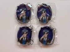 Black Butler Lawrence Bruer Jewel Acrylic Strap Keychain Mini Book New