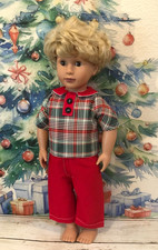 18 Inch BOY Doll Clothes -Handmade XMAS Set Fits Our Generation, My Life  more