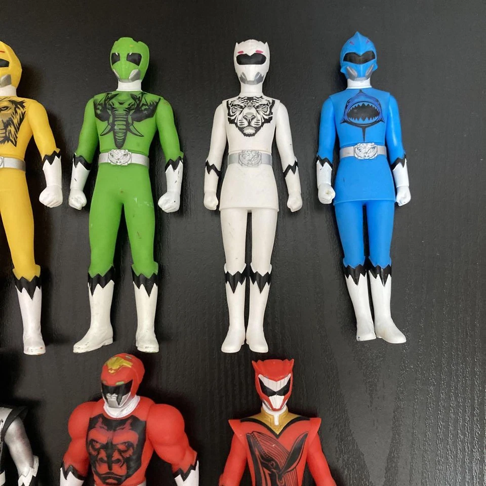 Paquete de figuras de vinilo suave Power Rangers Zyuohger venta Foto 3 de 4
