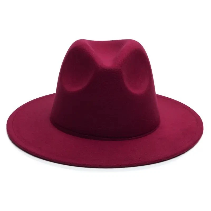 Felt Fedora Red Hats for Women for sale | eBay display picture 2