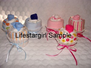 Bodysuit Diaper Baby Socks Cupcakes Cute Baby Shower Gift Or