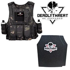 Force Recon Ghost Camo Tactical Vest Plate Carrier With L3 fearless Armor