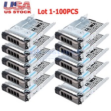 Lot 3.5" Tray Caddy w/2.5" Adapter Bracket Dell 9W8C4 F238F R730 R530 T330 430