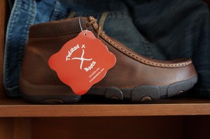 twisted x men's lace up driving mocs