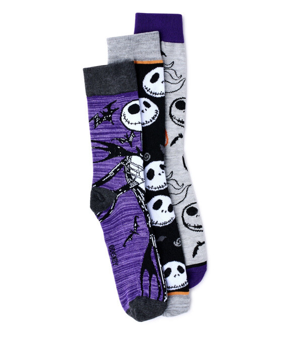 Men&rsquo;s Nightmare Before Christmas Crew Socks, 3pk Gift Box Set, Size 10-13