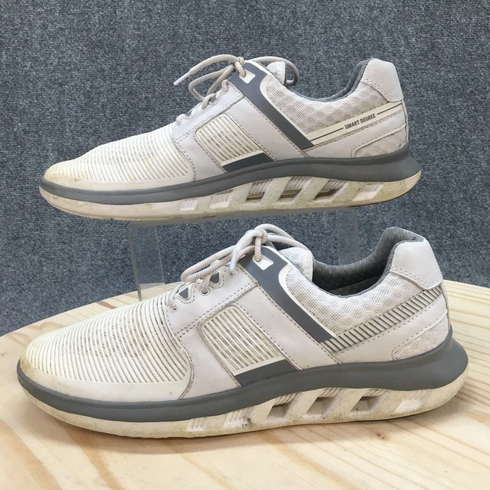 Johnston & Murphy Shoes Mens 10.5 M Activate Plain Toe Sneakers 25-3778 White - Image 2 of 4