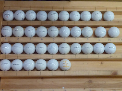 (FB2755)  36 St. Golfbälle Top Flite HX Hot Plus, leicht bespielt - gut.