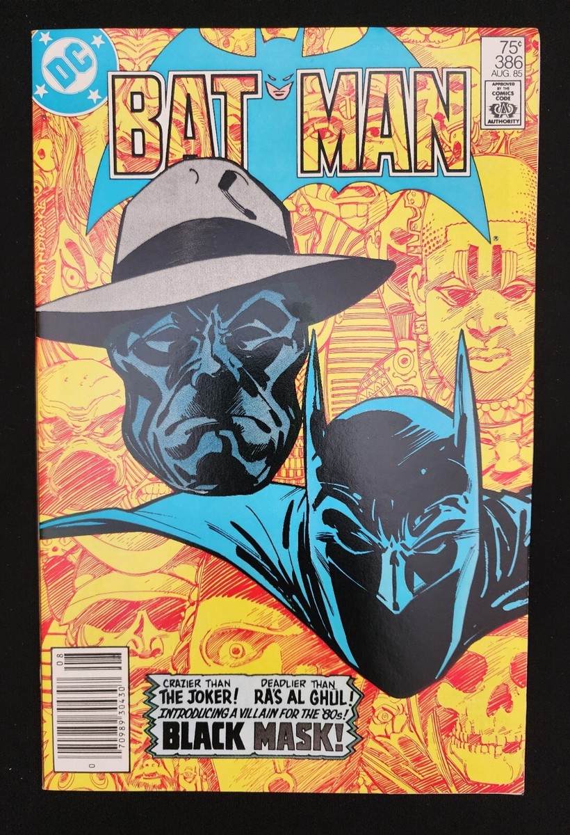 BATMAN #386 VF/NM Newsstand - DC 1985 - 1st Black Mask | eBay